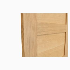 Solid Oak Veneer 4 Panel Shaker Door - Image 3