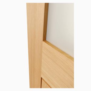 Solid Oak Veneer Mexicano Clear Glazed Door - Image 3