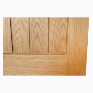 Solid Oak Veneer Mexicano Clear Glazed Door - Image 4