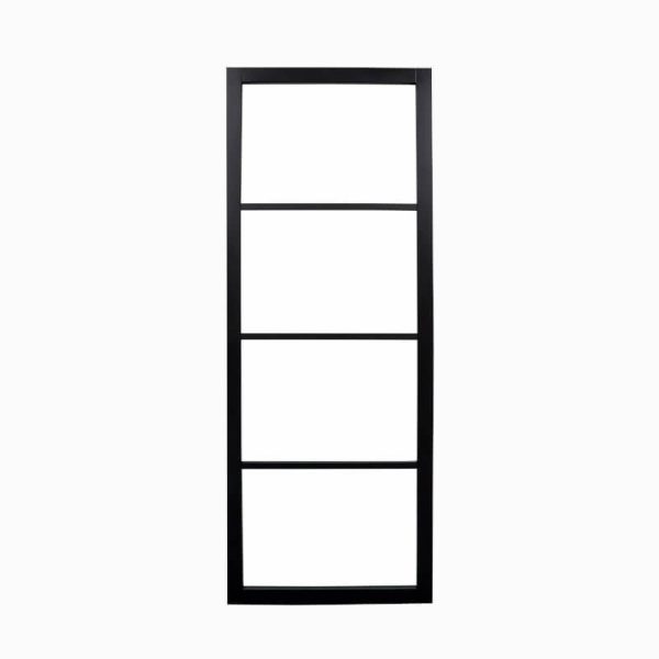 Axis Black 4 Panel Clear Glazed