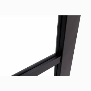 Axis Black 4 Panel Clear Glazed