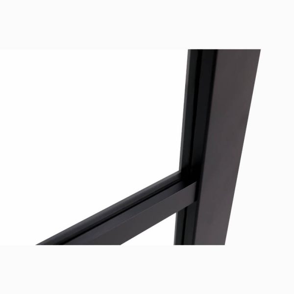 Axis Black 4 Panel Clear Glazed
