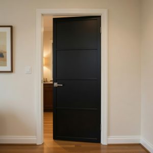 Axis Black 4 Panel Solid